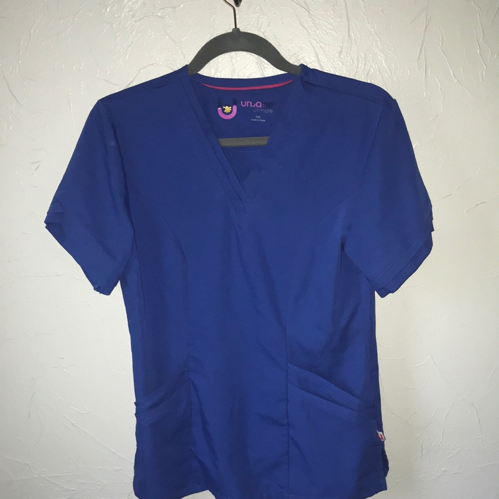 🧡 3/$25 Blue Scrub Top